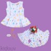 Frock Button Organic Cotton Muslin - Baby Essentials